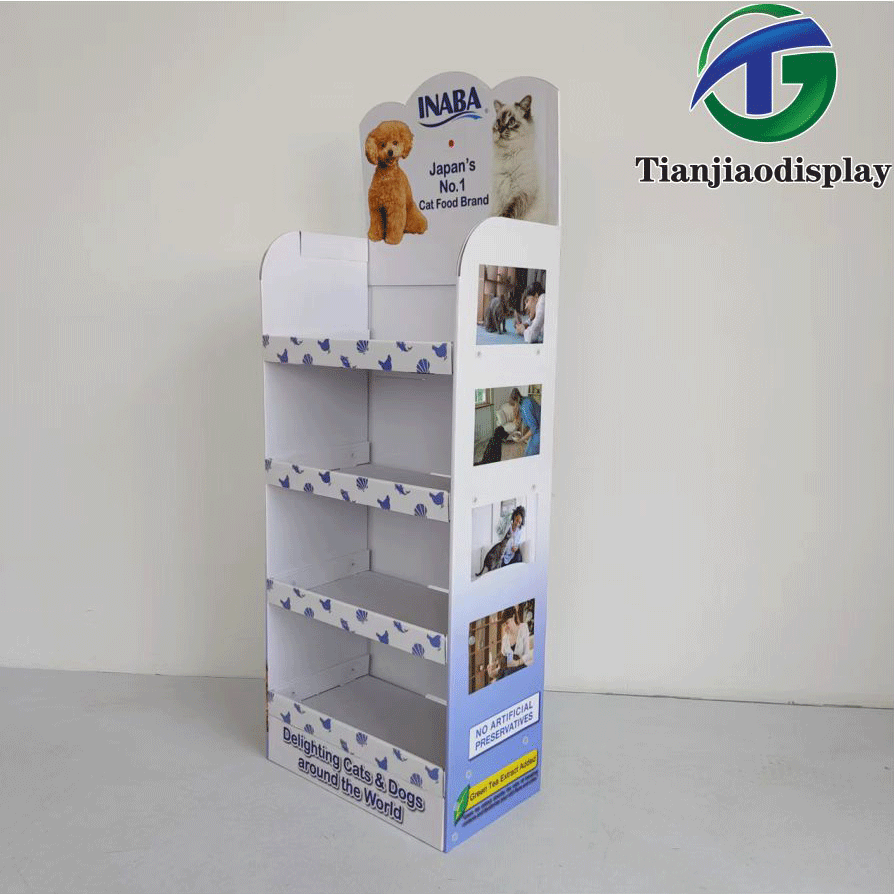 Modern Pet Food Display Stand Design