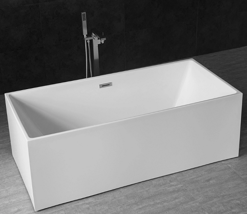 soaking tub with glass door Rectangular Size Freestanding Acrylic Bathtubs