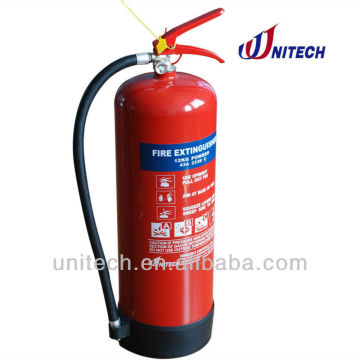 12KG Dry Powder Fire Extinguisher with Carbon Steel CK45 cylinder