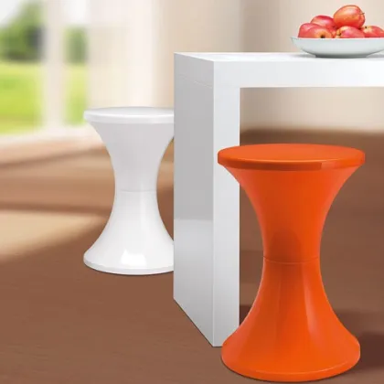Plastic stacking tam tam stool