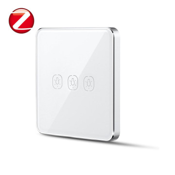 Zigbee Smart IoT ba Gang Touch Touch SCEN SCEN SCED Tương thích với Alexa và Google Home ở EU