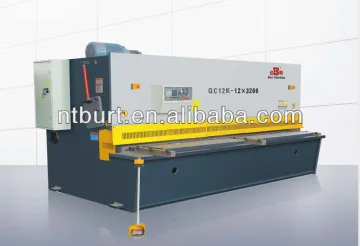 QC12K-12x3200 CNC swing beam shearing machine