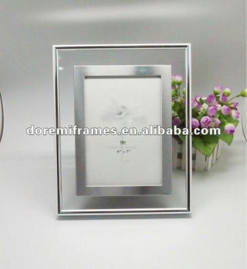 Picture With Glass Metal Frame