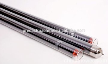 High temperature solar wafer quartz glass tube