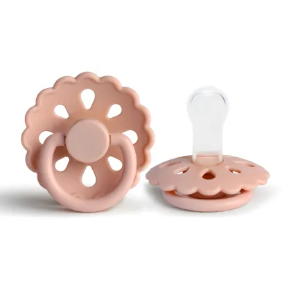 Flower Shaped Silicone Baby Pacifier Soothing Teething