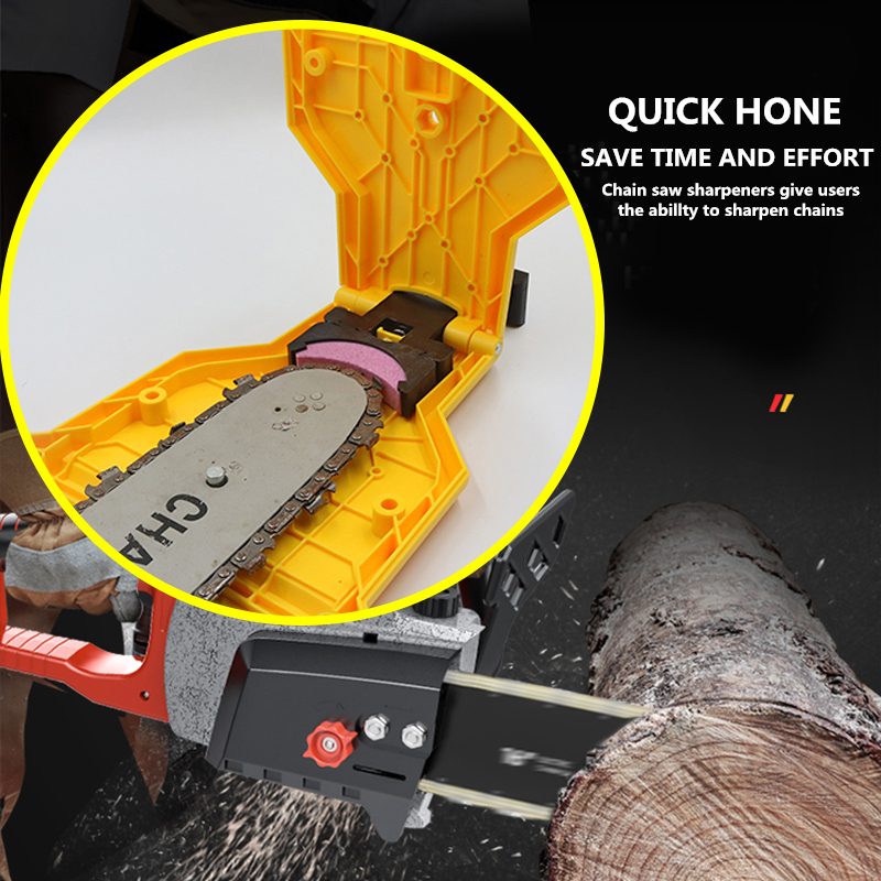 2020 Teeth Sharpener Saw Chain Sharpener Bar-mounted Fast Grinding