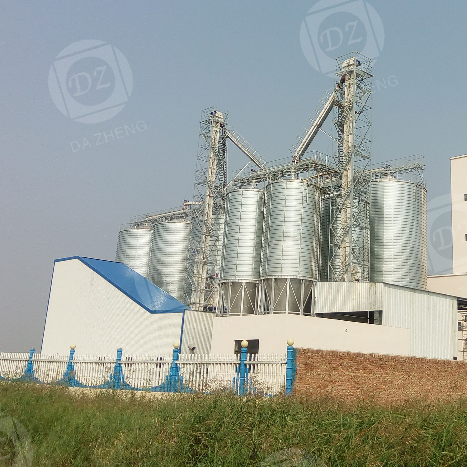 Natural grain storage steel plate warehouse