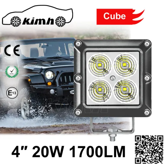 UTV ATV 20W 4 Inch Spare Parts Car Accessories Vehicles Work Driving Light