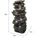 6 Tiers Rocks Outdoor Water Fountain