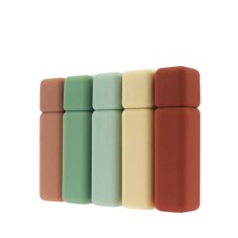 5ml Empty Lip Gloss Tube Square Container Rubber