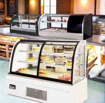 Showcase freezer kulkas komersial untuk produk roti