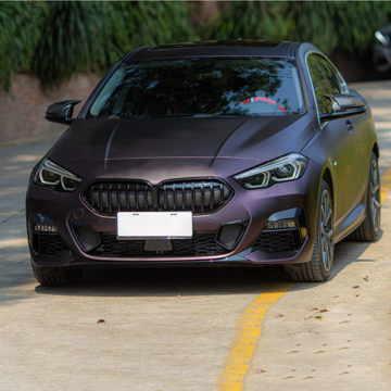 RCWRAP Ultra Matte Dark Purple Car Vinyl Wrap PVC Film