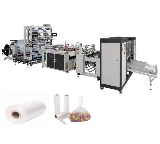 Industrial Machines for Efficient Production: Gusseted T-Shirt Roll Bag Making and Supermarket Bag Core Formation