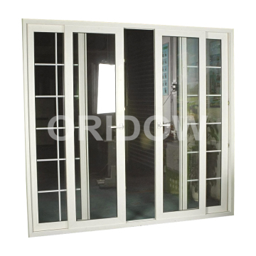 UPVC Sliding Door with Colonial Strips