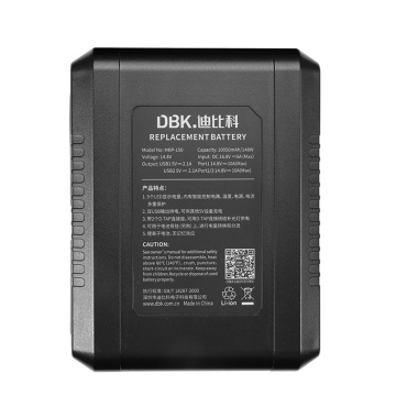 MBP120 Camera V Mount Battery Monitor Li-Ion for BMCC Powered LED Fill Light
