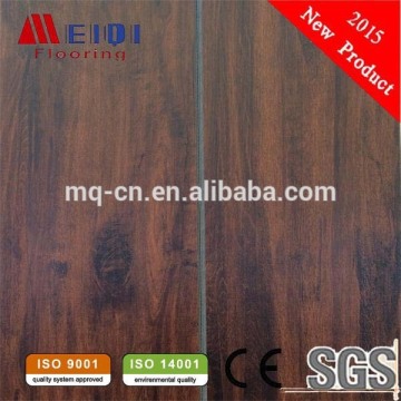 waterproof UV Coating wood grain vinyl Locking flooring