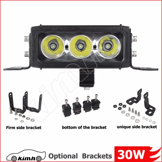 New product three brackets optional led bulb motor lights bar