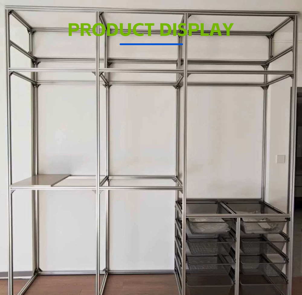 Aluminum Profile Open Wardrobe X