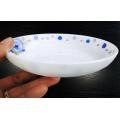 Fuente de vidrio de jade blanco de 10 "