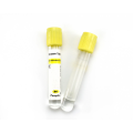 13*100 mm de tubo de coleta de sangue médico amarelo