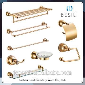 BENE!!! Nuovi set di accessori per bagno con placcati in oro del design moderni semplici 29GP