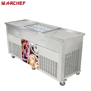 Free Standing Commercial Ice Cream Roll Machine in Sri Lanka