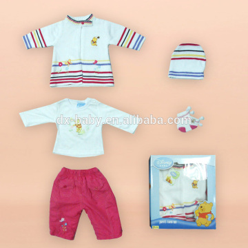 new born baby sweater gift packing winnie the pooh printing