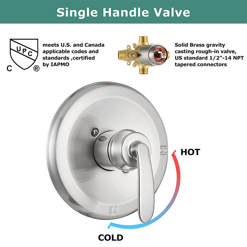 Shower Spout Tub Spigot Diverter System Faucet