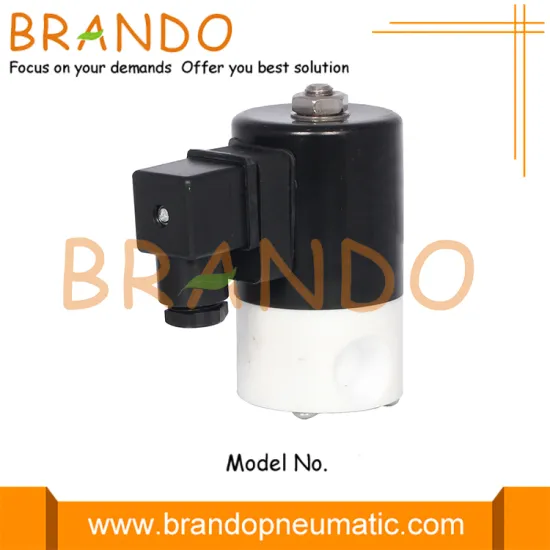 1/4'' Anti Corrosive PTFE Diaphragm Solenoid Valve AC220V