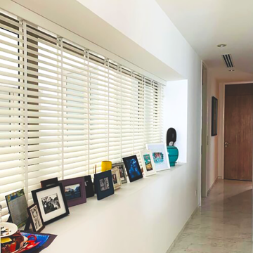 Büro-/Medienraum Einfacher Stil PVC Fauxwood Jalousien