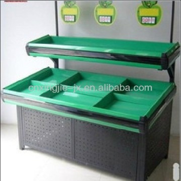 Customized Supermarket Metal Fruit Vegetable Display Racks