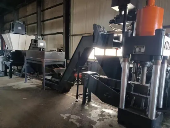 Vertical Aluminum Chip Crushing Material Pressing Machine