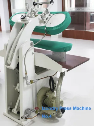 commercial laundry equipment with laundry press machine