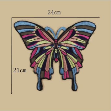 Vintage Embroidered Clothes Patches Butterfly Patches