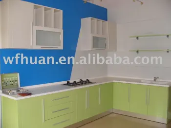 PVC Thermofoil Kitchen Cabinet HA-SK-062