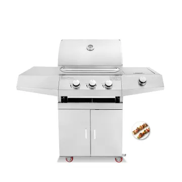Outdoor Picnic BBQ Supplier Yard 4 Burner Restaurant Garden Gas Grills