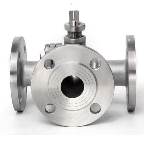 Wenzhou Stainless Steel Three Way Flange Ball Valve