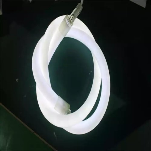 Silicone IP67 Waterproof 12v 24v 48V Yellow Red Neno flex round light LED neon strip light for decorate