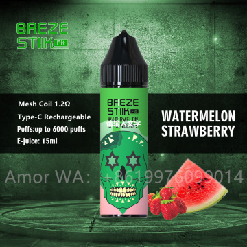 Breze Stiik Fit 6000 puffs disposable pod