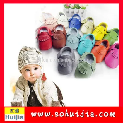 CHINA COBRA hot sell top quality fabric genuine leather wool comfortable baby won shoes kids moccasins