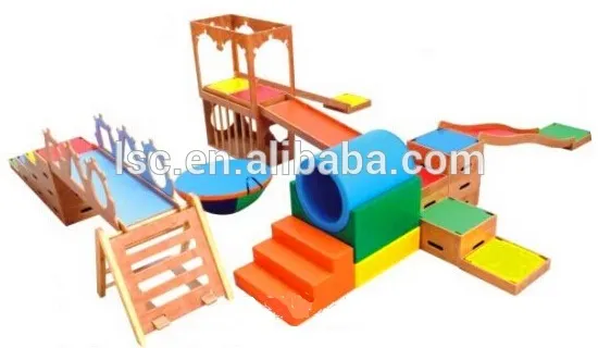 kids soft wood playground
