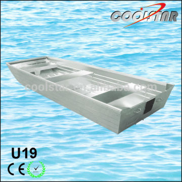 Easier to tow U type aluminium rescue boat for fishing