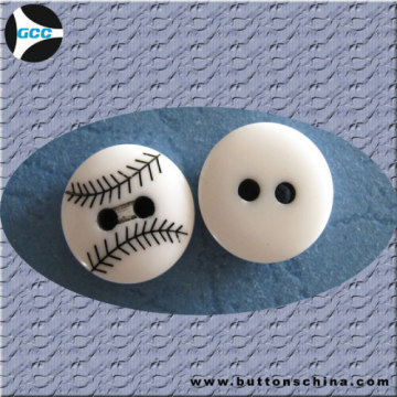 Shirt Logo Resin Button 