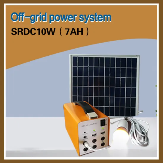 off-Grid Home Solar Power System 5 Solar Energy System Househoud Power System 10W/7ah DC Lithium