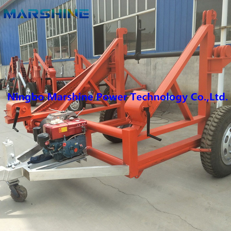 Hydraulic Single Reel Trailer For Sale 7 Jpg