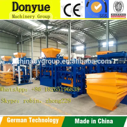 German construction equipment manual interlocking brick making machine for concrete brick plant