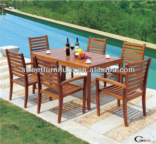 Wood outdoor dining table sets wholesale wood furniture outdoor wood furniture