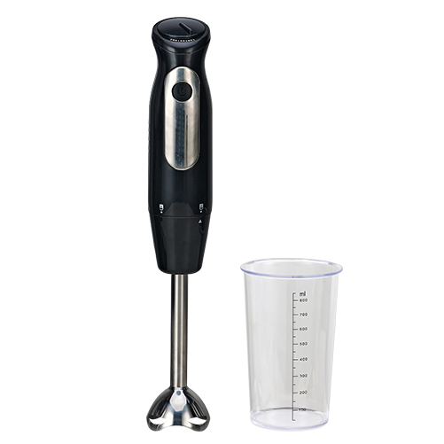 Hand power stainless steel immersion blender with cup