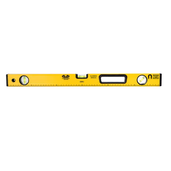 Deli EDL290600 tools laser bubble aluminium spirit level 600mm
