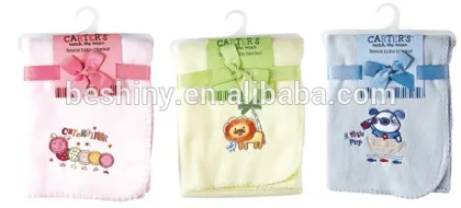 100*75cm 220g double-sided fleece children blanket